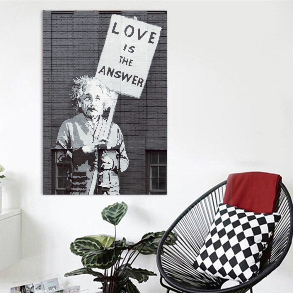 Schilderij Love Is The Answer (Canvas)